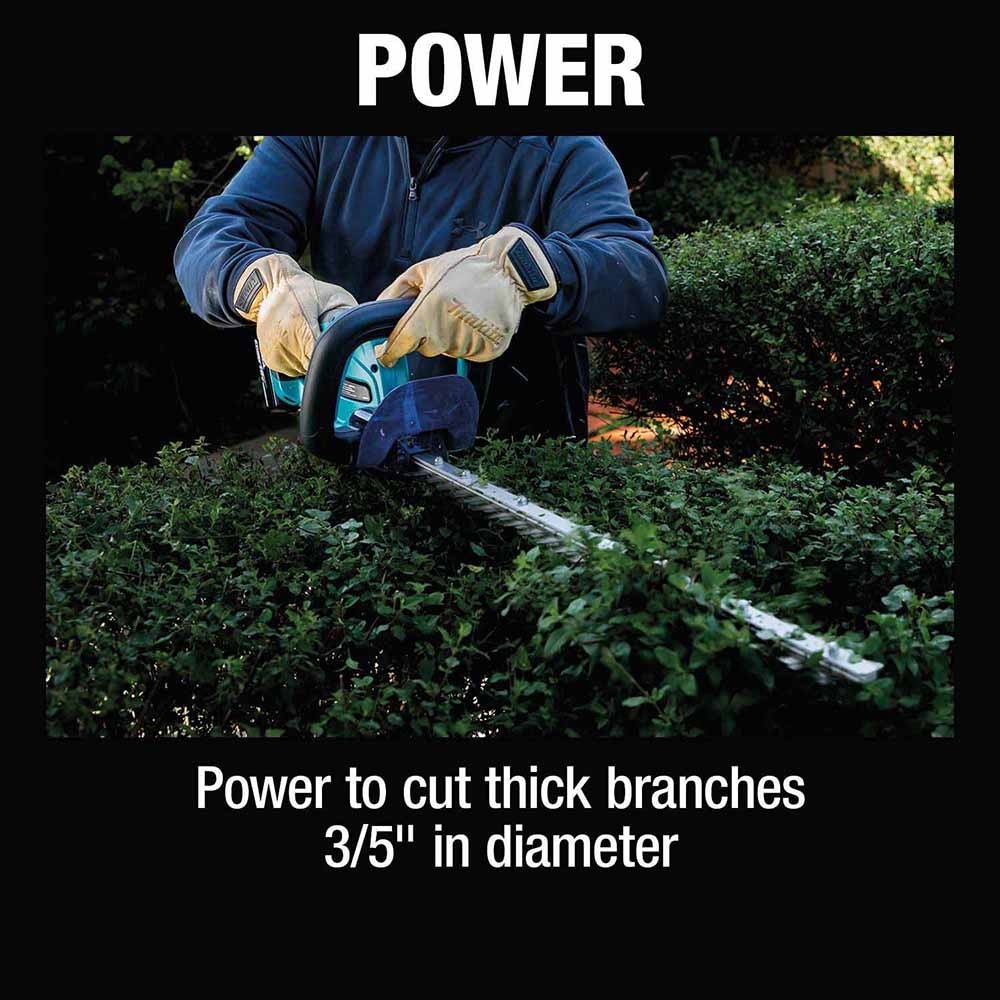 Makita XHU10SM1 18V LXT Lithium-Ion Cordless 24" Hedge Trimmer Kit (4.0Ah)