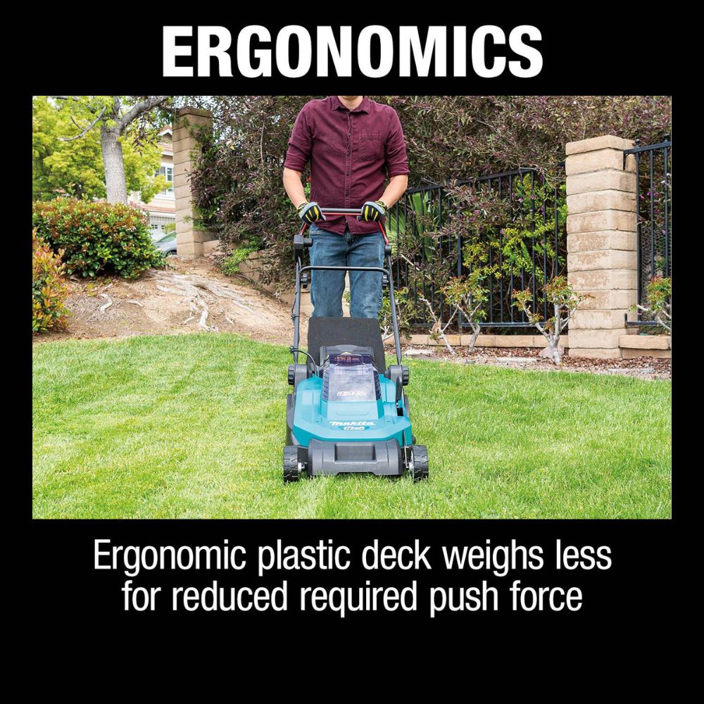 Makita XML05Z 36V (18V X2) LXT 17" Residential Lawn Mower, Tool Only