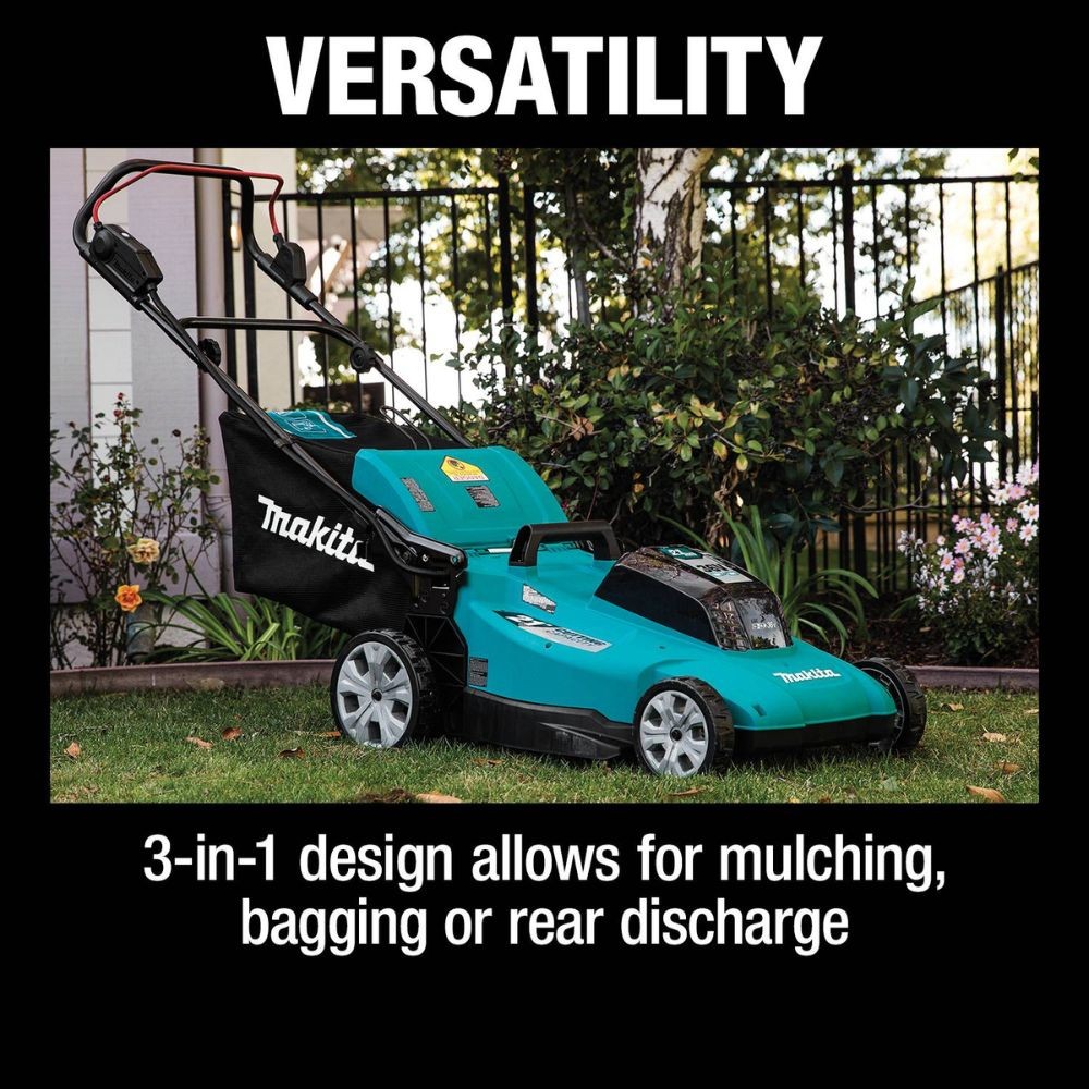 Makita XML10CM1 36V (18V X2) LXT 21" Lawn Mower Kit with 4 Batteries (4.0Ah)