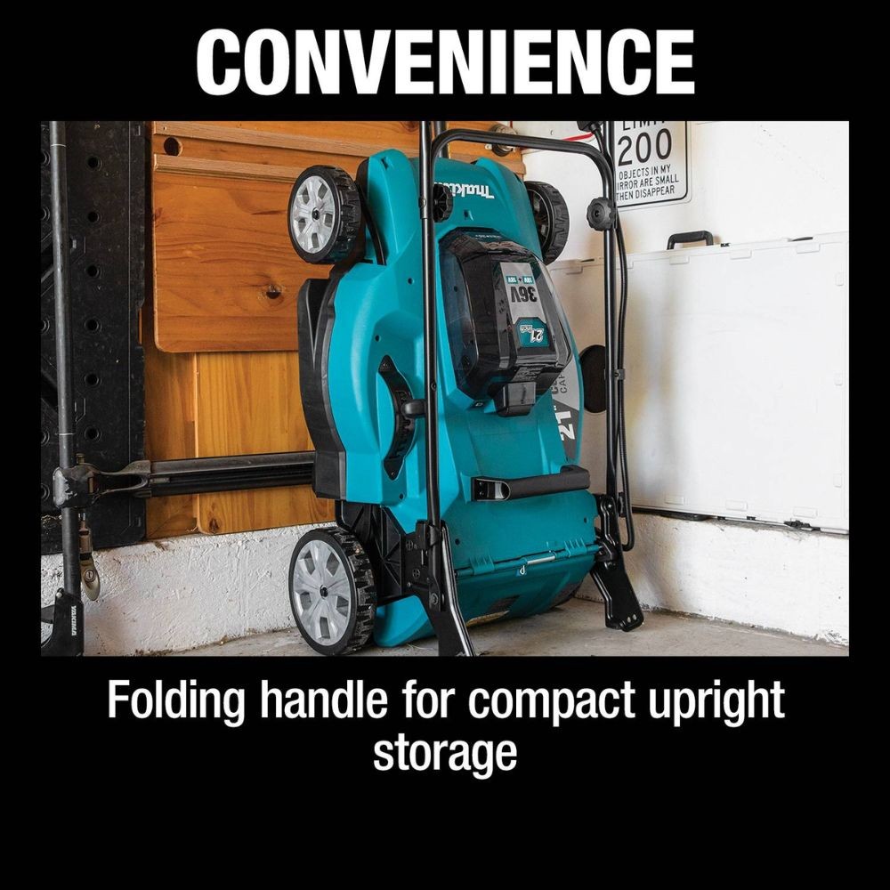 Makita XML10CM1 36V (18V X2) LXT 21" Lawn Mower Kit with 4 Batteries (4.0Ah)