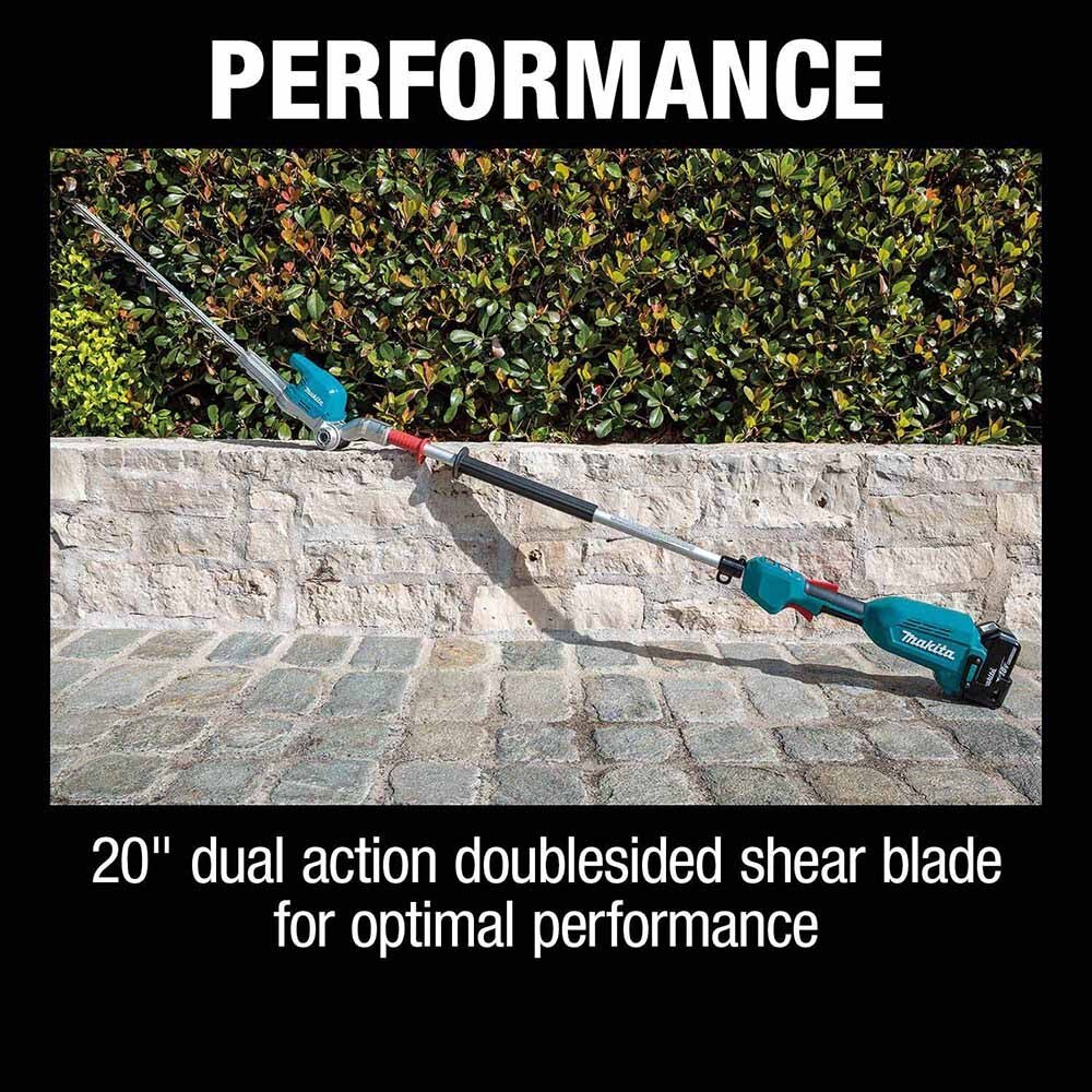 Makita XNU01T 18V LXT 20" Articulating Pole Hedge Trimmer Kit (5.0Ah)