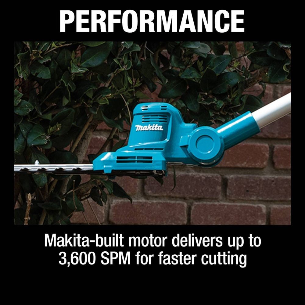 Makita XNU05SM1 18V LXT Lithium-Ion Cordless 18" Telescoping Articulating Pole Hedge Trimmer Kit (4.0Ah)