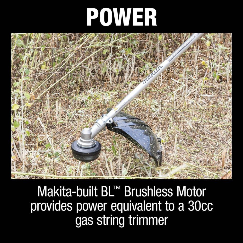 Makita XRU17PT 36V (18V X2) LXT Brushless String Trimmer Kit, dual port charger (5.0Ah)