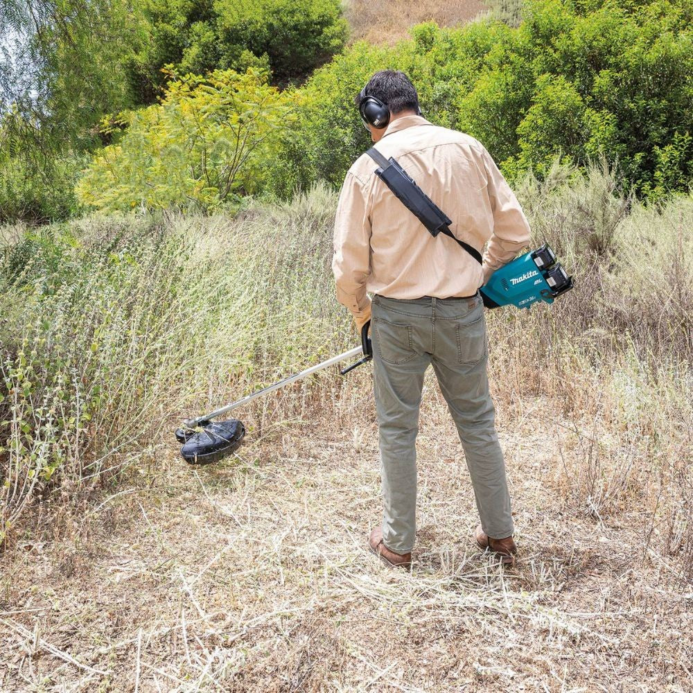 Makita XRU17PT 36V (18V X2) LXT Brushless String Trimmer Kit, dual port charger (5.0Ah)
