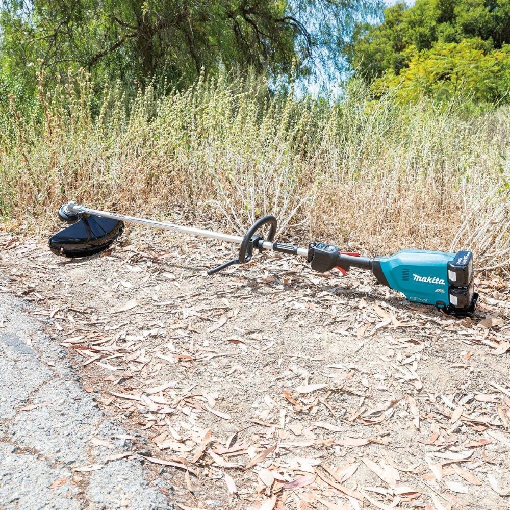 Makita XRU17PT 36V (18V X2) LXT Brushless String Trimmer Kit, dual port charger (5.0Ah)
