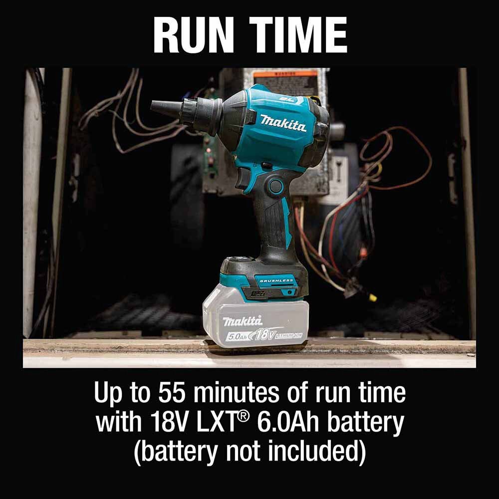 Makita XSA01Z 18V LXT Brushless Cordless High Speed Blower/Inflator, Tool Only