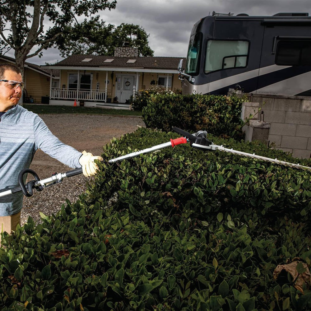 Makita XUX02SM1X6 18V LXT Brushless Couple Shaft Power Head Kit w/ String Trimmer, Pole Saw, Art. Hedge Trimmer & Blower Attachments (4.0Ah)