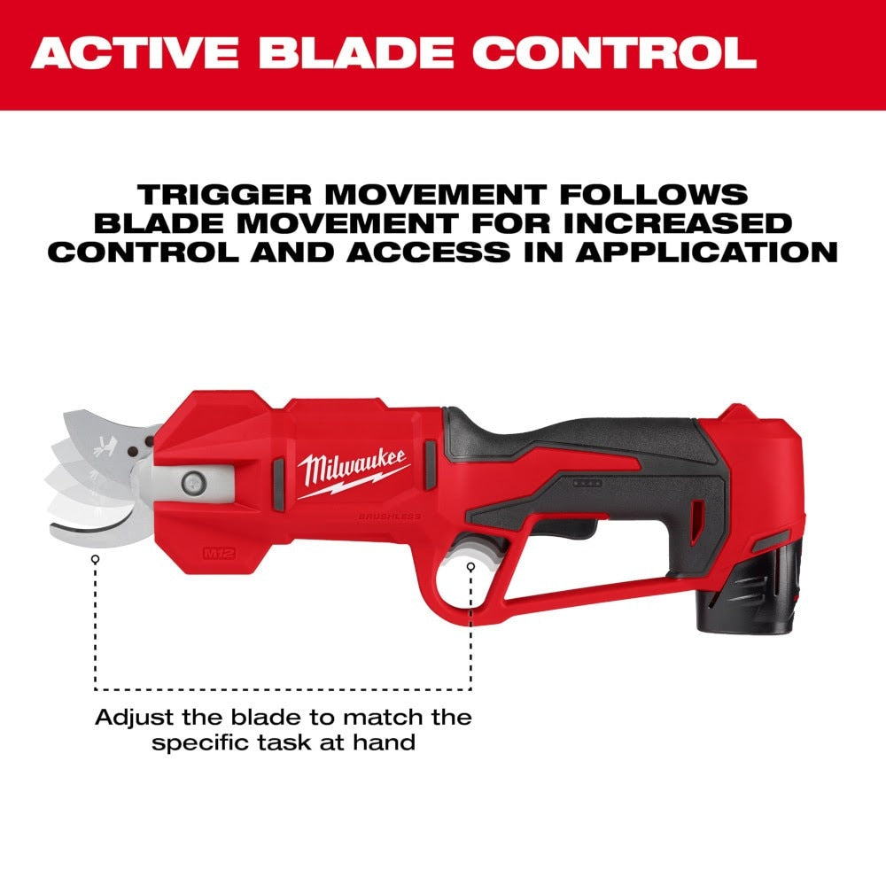 Milwaukee 2534-21 M12 Brushless Pruning Shears Kit