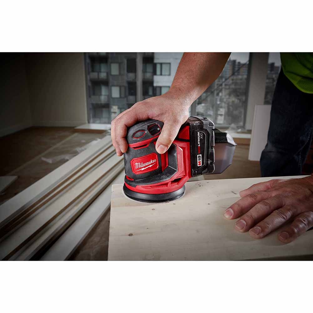 Milwaukee 2648-20 M18 5" Random Orbit Sander (BARE TOOL) VS Hook & Loop