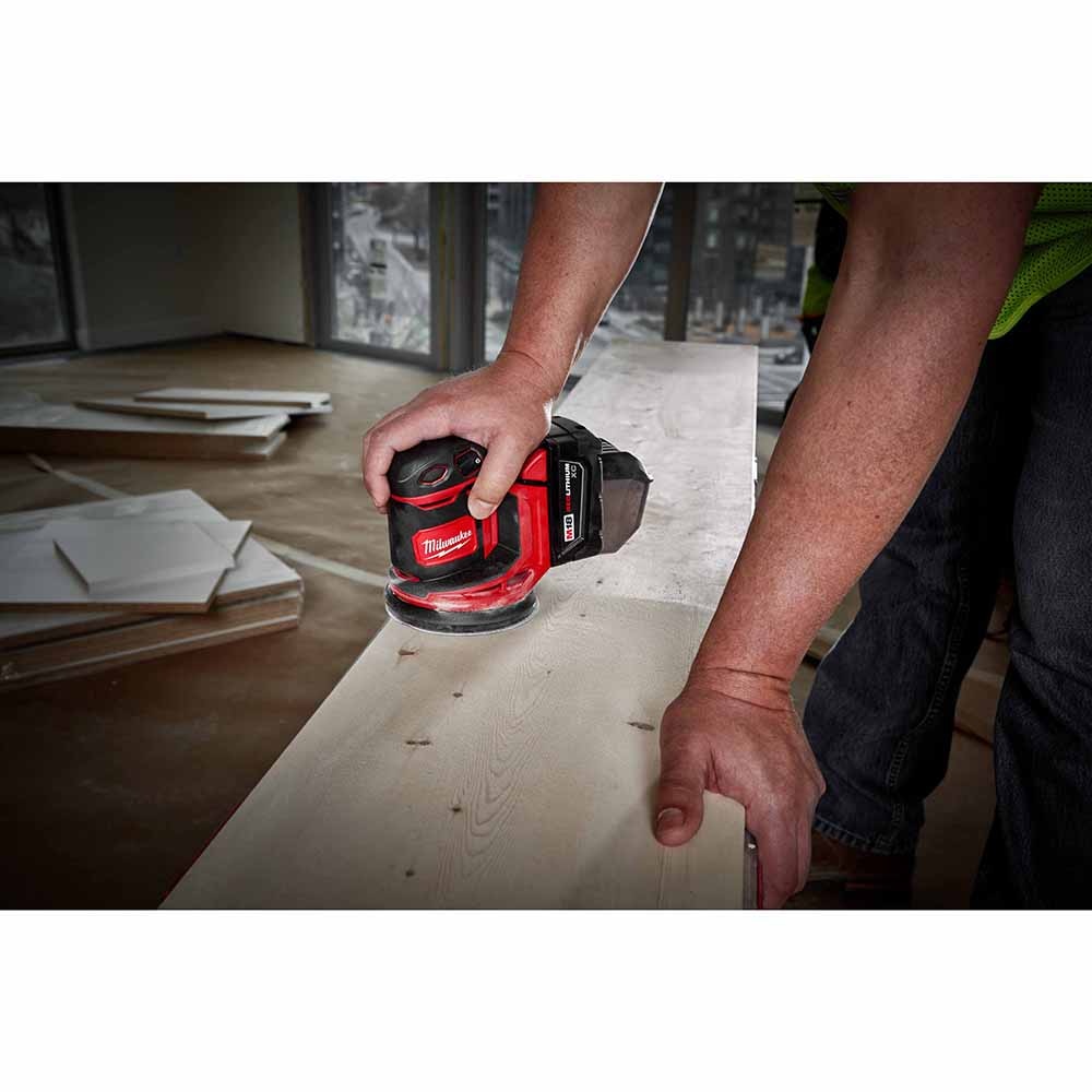 Milwaukee 2648-20 M18 5" Random Orbit Sander (BARE TOOL) VS Hook & Loop