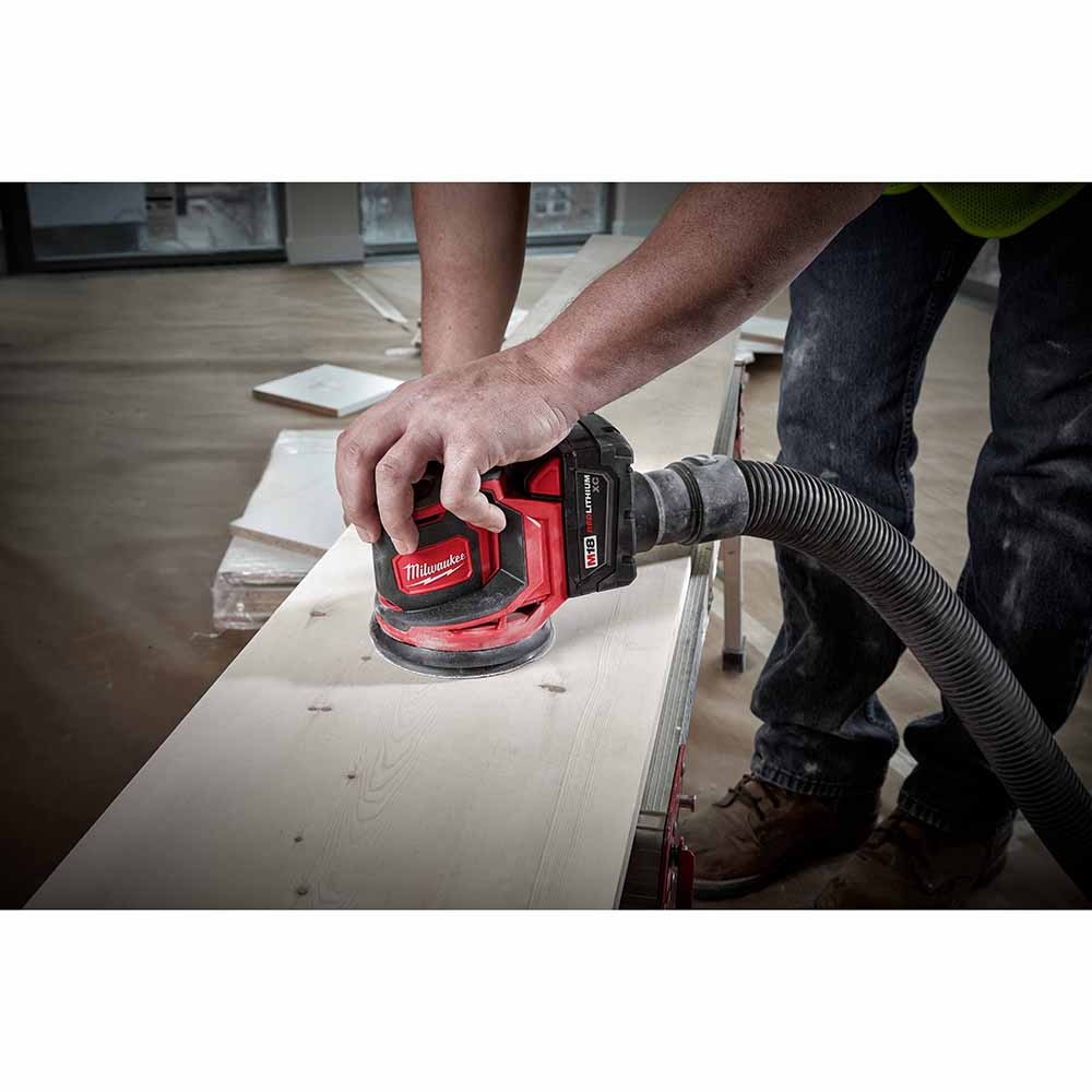 Milwaukee 2648-20 M18 5" Random Orbit Sander (BARE TOOL) VS Hook & Loop