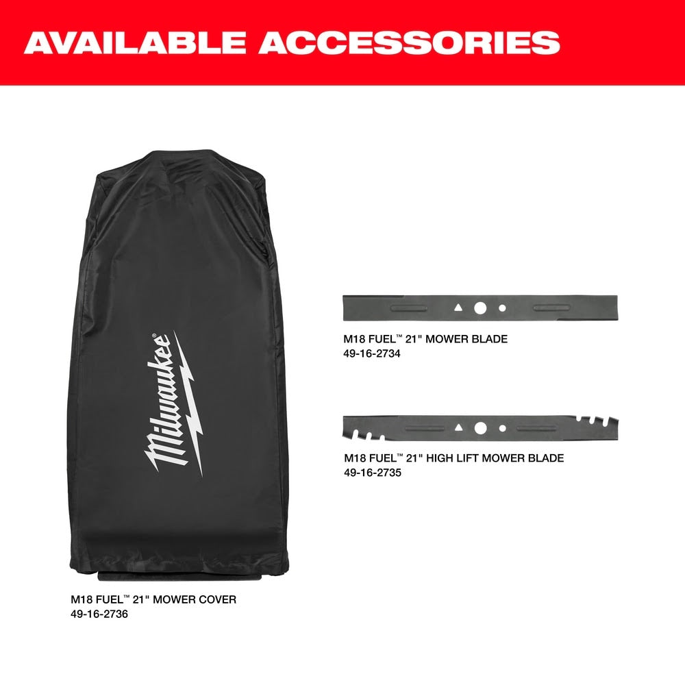 Milwaukee 2823-22HD M18 FUEL™ 21" Self-Propelled Dual Battery Lawn Mower