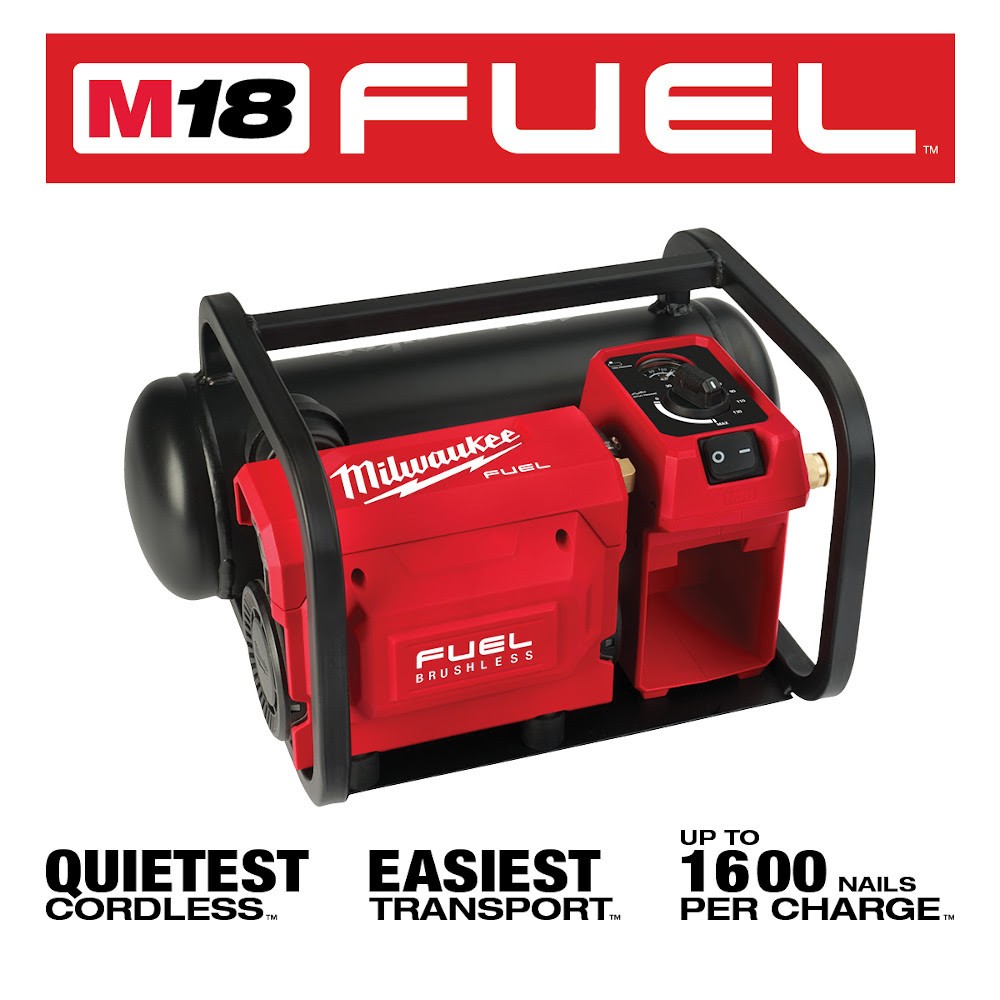Milwaukee 2840-20 M18 FUEL 2 Gallon Compact Quiet Compressor