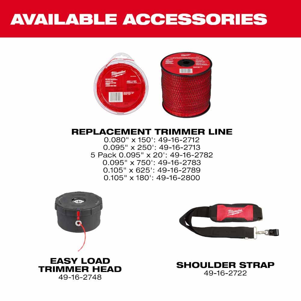 Milwaukee 3006-20 M18 FUEL 17” Dual Battery String Trimmer