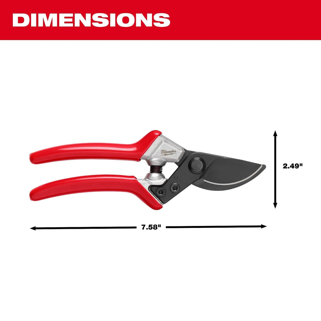 Milwaukee 48-22-9363 3/4" Pruner – Durable, Ergonomic Hand Pruner for Effortless, Precise Cuts