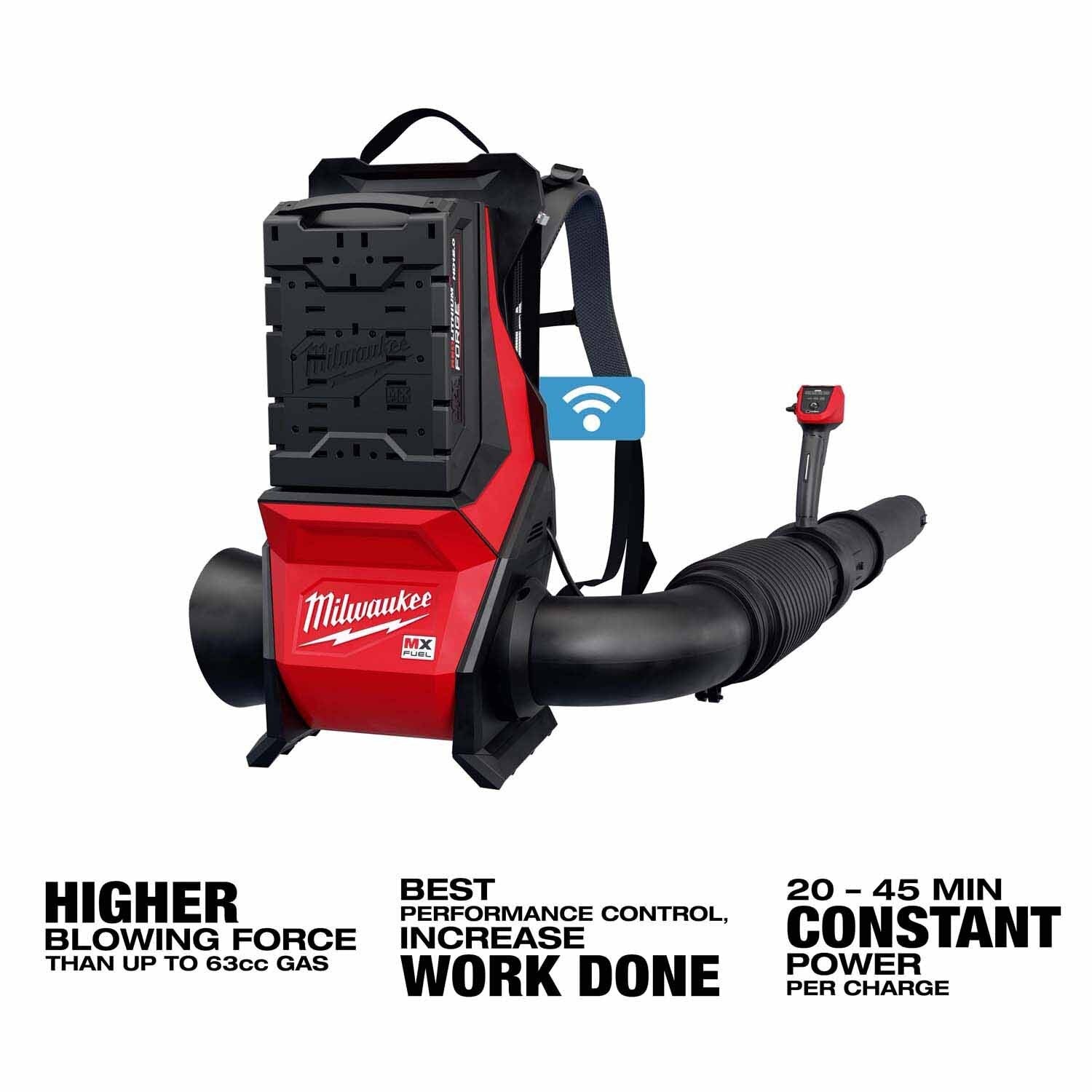 Milwaukee MXF600-2HD MX FUEL Backpack Blower Kit with 2 Batteries/Rapid Charger